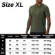 thumbnail image 2 of Camiseta de manga corta Dry Fit para hombre, cuello redondo, ligera, para entrenamiento, atlética, informal, 2 of 6