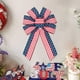 thumbnail image 1 of Decoraciones para el Día de los Caídos, decoraciones para el 4 de julio, decoraciones patrióticas, lazo para el Día de la Independencia, decoración para puerta con lazo, celebración de festivales, laz, 1 of 6