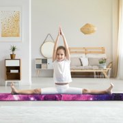 Resenkos 9ft Folding Gymnastics Balance Beam with Anti-Slip Base & Pine Frame - Multicolor