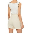 thumbnail image 2 of Lovito Trendy Solid Round Neck Bodycon Crop Tops, 2 of 5