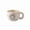 Moon, variant on Handcrafted Sun and Moon Couple Coffee Mugs - 285ml/9.5oz Earth-Tone Ceramic Tea Cups for Ramadan, Eid, Valentine's Day, Mother's Day, Father's Day Gifts