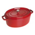 thumbnail image 1 of STAUB La Cocotte 6.75 L Cast Iron Oval Cocotte, Cherry, 1 of 5