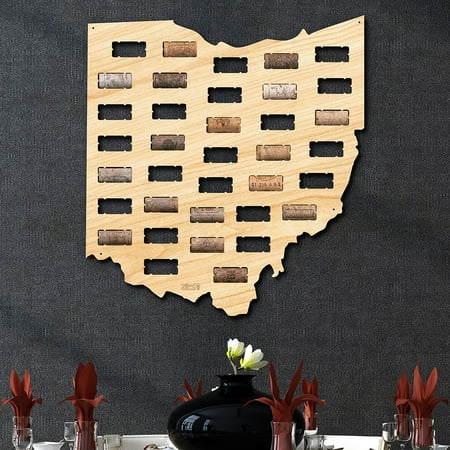 

Ohio Wine Cork Map