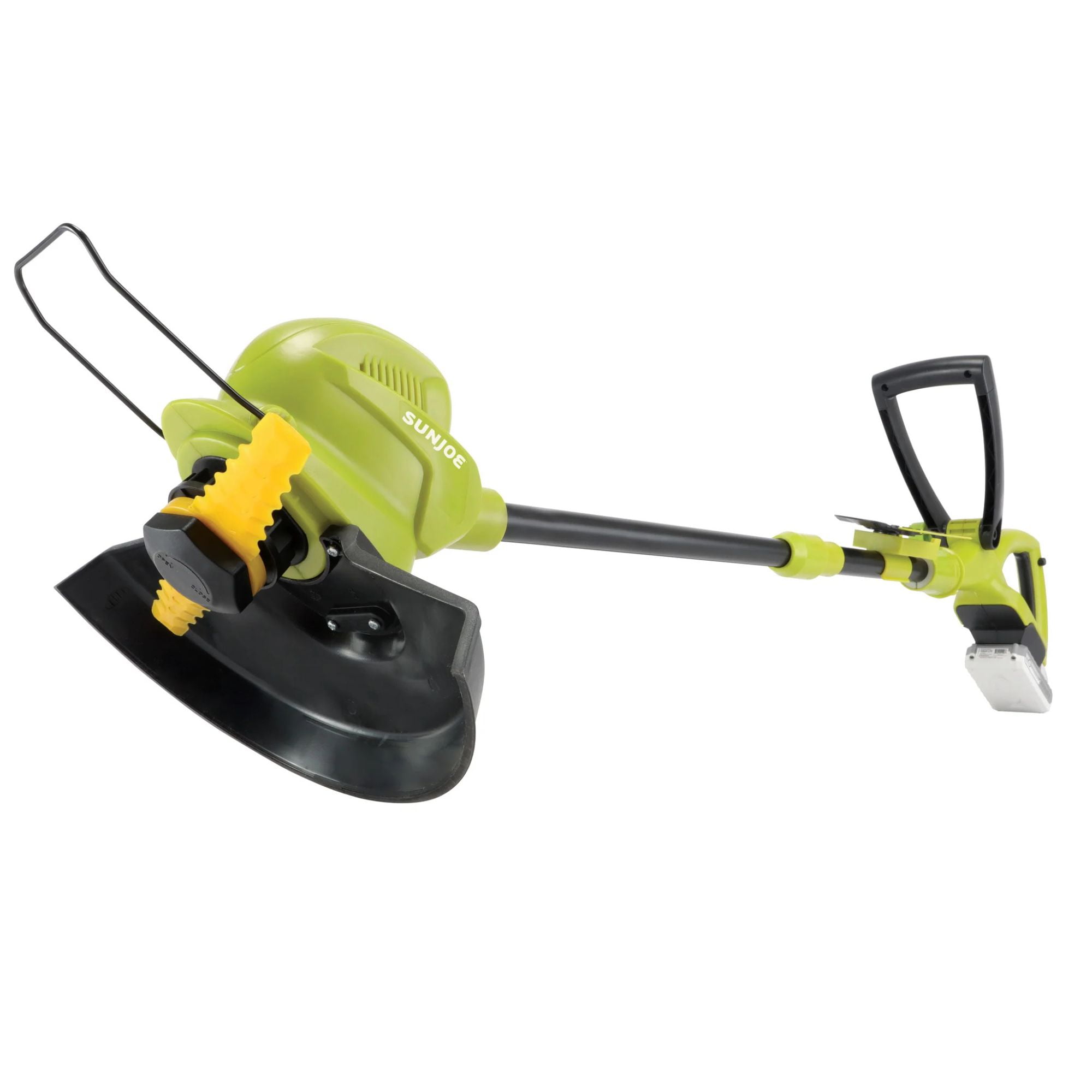 Sun Joe 24V Cordless Stringless Lawn Trimmer, Battery Powered Grass Trimming Tool, 10-Inch