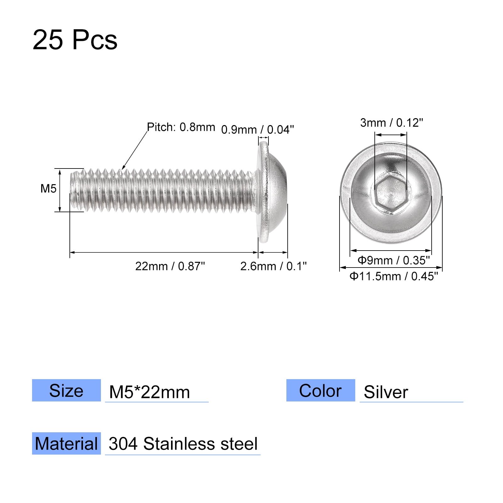 10 Best Uxcell M5x60mm 304 Stainless In The US