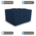 thumbnail image 6 of Covers & All Patio Square Dining Table/Chair set cover - Heavyduty 12 Oz Lawn Outdoor Waterproof Durable Furniture Cover with Air Vents & Drawstring for Snug Fit. (30"H x 45"W x 45"D, Blue), 6 of 7