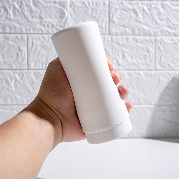 Dispensador de Líquido para Lavar Platos Recargable, Botella Dividida de Silicona Fácil de Exprimir, Dispensador de Jabón de Manos, Botella de Jabón, Aceite Esencial, Loción, Shampoo, Acondicionador,