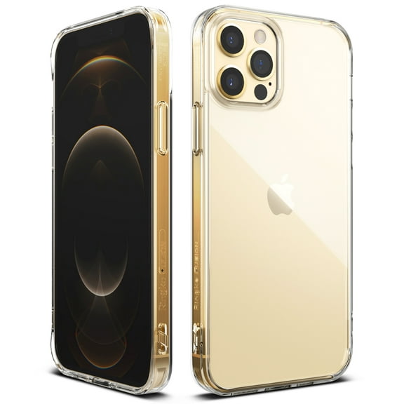 Ringke Fusion Case Compatible with iPhone 12 Pro Max, Transparent PC Back TPU Bumper Drop Protection Phone Cover - Clear