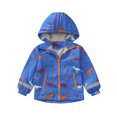thumbnail image 3 of CAIVO Child Boys Girls Winter Coats Hooded Jacket Wear Kids Thicken Windproof Zipper Warm Outwear Long Sleeve Birthday Outerwear, 3 of 6