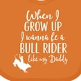 thumbnail image 4 of Inktastic Bull Rider Like Daddy Childs Boys Baby Bib, 4 of 4