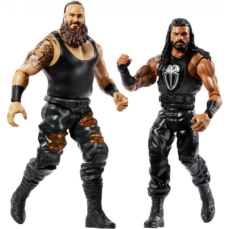 WWE Battle Pack Braun Strowman vs Roman Reigns Action Figure Set