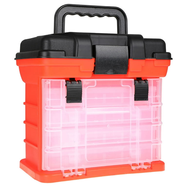 4 Layers Fishing Tackle Box Portable Handheld Large Capacity High-strength  Lure Tool Box With Handle 