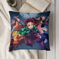 thumbnail image 3 of Demon Slayer Pillow Case Soft Pillow Cover Pillowcase Decorative Cushion Cover Home Decor 12 "x12 ", 3 of 8