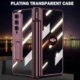 thumbnail image 5 of S Pen Holder Case Compatible Samsung Galaxy Z Fold 4 Case with Privacy Screen Protector,Magnetic Hinge Protection Transparent Case for Samsung Fold 4 5g Case,Samsung Z Fold 4 Phone Case Wine Red, 5 of 14