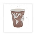 thumbnail image 3 of World Art Renewable And Compostable Hot Cups, 8 Oz, Plum, 50/pack | Bundle of 2 Packs, 3 of 5