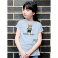 thumbnail image 2 of Funny And Happy Toy Bear T-Shirt Juniors -Image by Shutterstock,  x-Large, 2 of 4