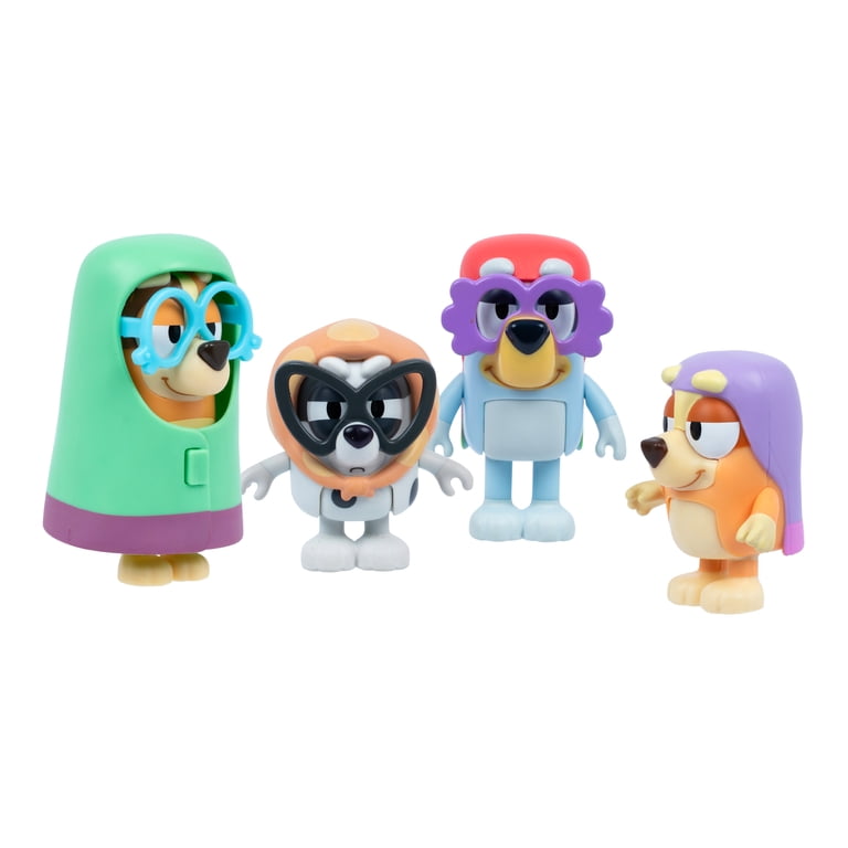 Bluey Here Come the Grannies. 4 Episode-Themed Poseable Figures