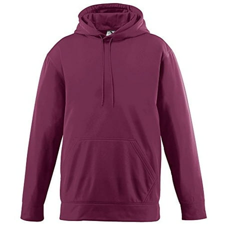 Men's Wicking Fleece Hooded Sweatshirt 2XL Maroon