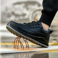 thumbnail image 3 of Winter Warm Work Shoes Steel Toe Boots Safety Shoes Anti-Slip and Puncture Cowhide Lightweight Breathable Shoes Suitable for Construction Industry, 3 of 8