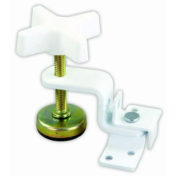 JR Pince de Couchette Pliable 20775 Distance de Trou de Montage 3.15 Pouces; Blanc; avec Vis de Montage