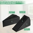 thumbnail image 2 of Uxcell 1-Pack Topes de Puerta de Resorte, 3 Pulgadas/75mm de Alto Acero Inoxidable de Goma para Cualquier Puerta Pesada [Negro Mate], 2 of 7