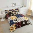 thumbnail image 3 of Erosebridal Western Cowboy Bedding Full Comforter Set, Cow Print Down Comforter, Rustic Patchwork Decor, 3 Pieces, 3 of 8