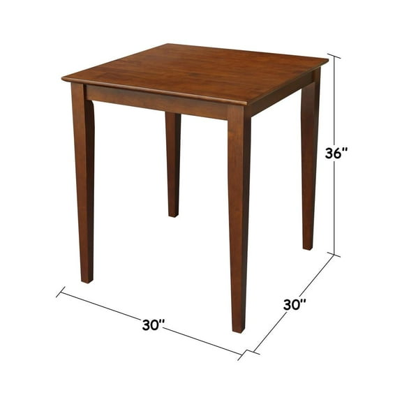 Solid Wood Top Table, Shaker Legs