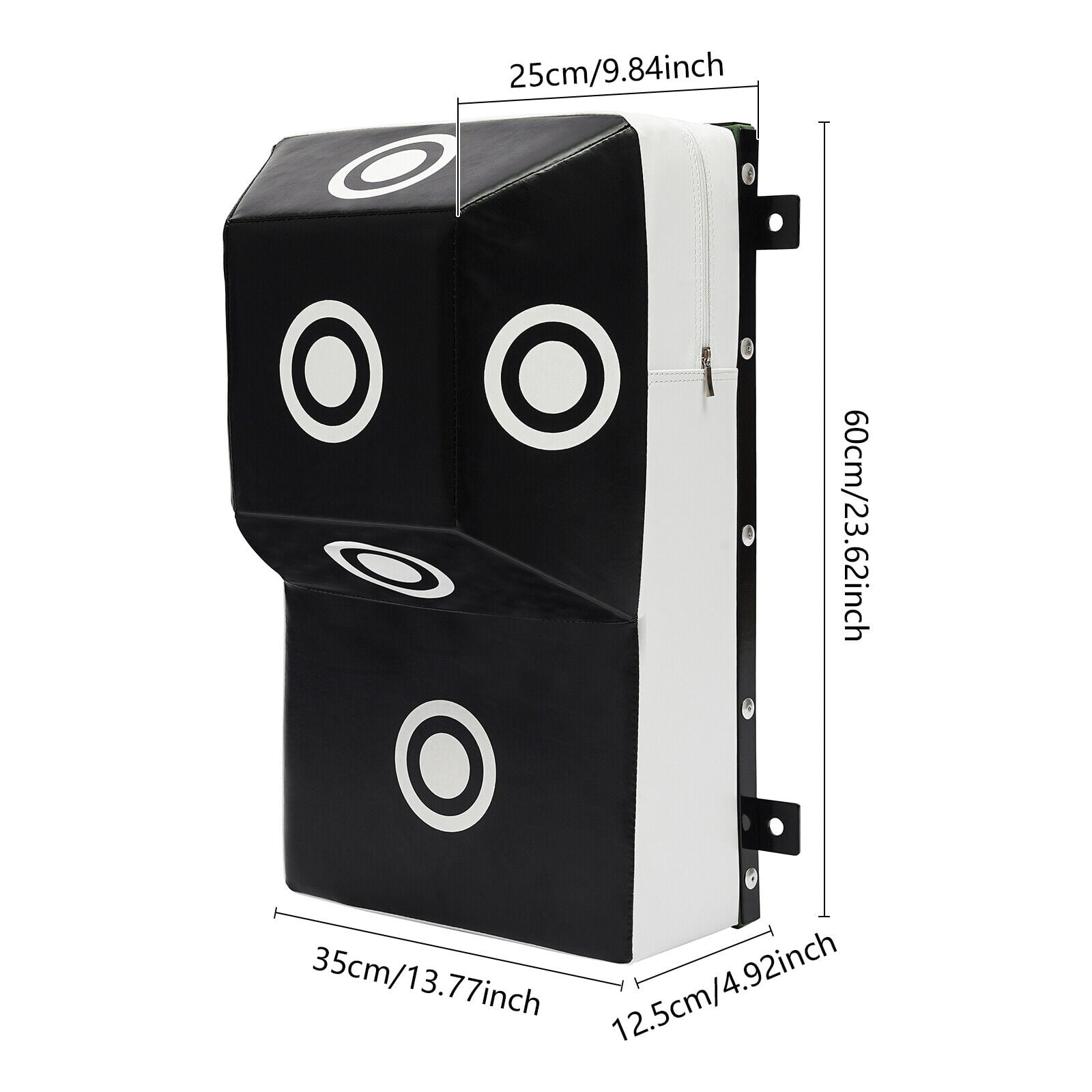 Wall Mount Uppercut Boxing Heavy Bag Square Boxing MMA Training Punching Target 13.78*9.84*23.62 inch for Bedroom, Study, Living Room, Gym