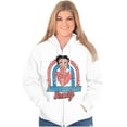 thumbnail image 3 of Betty Boop Cartoon American Beauty Zip Hoodie Sweatshirt Women Brisco Brands L, 3 of 5