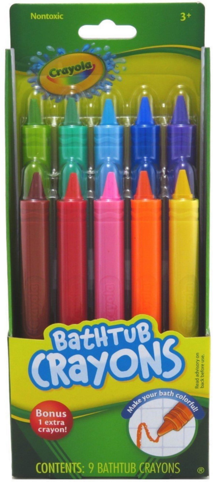 Assorted Colors 4 ea Crayola Bathtub Markers 