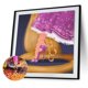 thumbnail image 1 of Cuadros Decorativos Kit de pintura de diamantes 5D Princesa Tacones altos Taladro redondo completo DIY (NH1877) Wdftyju embutido en tela, 1 of 1