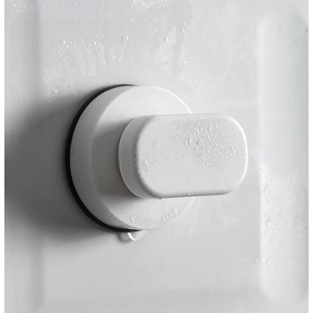 Potente manija de puerta de espejo de vidrio con ventosa, cajón de refrigerador, pasamanos de pared con ventosa para baño, manija de ducha para bañera