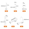 thumbnail image 3 of Kit de Boucles d'Oreilles en Plastique avec Tige Souple UV, 3 of 7