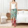 thumbnail image 4 of Fotbe Floating Colorful Cereal Pantalones de Pijama para Mujer, Pantalones de Dormir, Pantalones Pj con Cordón y Bolsillos-3X-Large, 4 of 6
