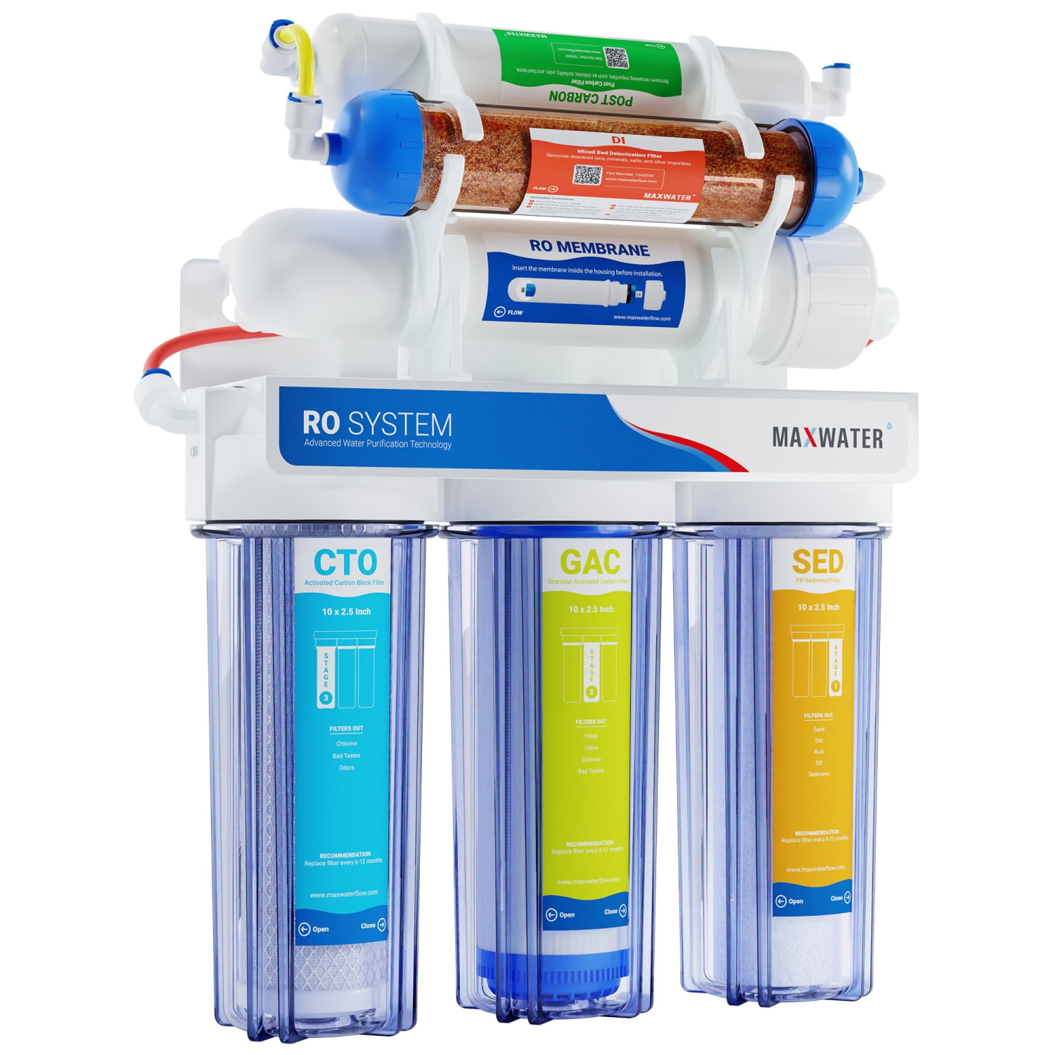 ISpring RCC1UP Système De Filtration D'eau Potable Sous évier à Osmose