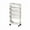 White, variant on VQPeo 5 Tier Rolling Utility Cart, Book Cart with Wheels, Office Book Carts with Divided Top Shelf for Organizing Books and Supplies in Home, Office, Classroom