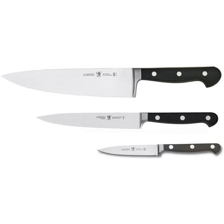 

HENCKELS Classic Razor-Sharp 3-pc Knife Set German Engineered Informed by 100+ Years of Mastery