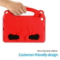 thumbnail image 5 of iPad 7th Generation Case for Kids, iPad 10.2 Case Shockproof, Allytech Soft EVA Lightweight Convertible Stand Handle Children Proof Kiddie Todder Friend Cover Case for Apple iPad 10.2" 2019,Red, 5 of 6