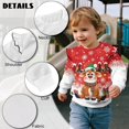 thumbnail image 6 of Uorisanigo Toddler Girls Sweatshirt Soft Kids Christmas Elk Snowflake Pullover Sweater Long Sleeve Crewneck Sweaters Shirts with Ruffled Shoulders Fall Fashion Size 3-4, 6 of 7