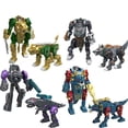 thumbnail image 2 of Transformers Robot De Dinosaurios/Tiger/Tiporannosaurus Rex/Wolf Pocket Modelo, 2 of 4
