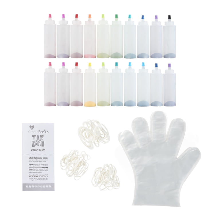 Create Basics 20-Bottle Tie-Dye Party Kit, 12 Rainbow Colors photo 2
