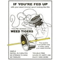 thumbnail image 3 of 12 Pack Weed Tiger .156 Precut Trimmer Line Orange Replacement Warrior String, 3 of 5