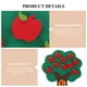 thumbnail image 2 of 1 Juego de manzanas digitales de tela no tejida con forma de árbol para desarrollar el pensamiento cognitivo y contar manzanas., 2 of 7