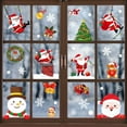 thumbnail image 1 of Decoración navideña Árbol de Navidad Ancianos Muñeco de nieve Copo de nieve Pegatina estática Combinación Decoraciones navideñas familiares Wmkox8yii  fhajkh3450, 1 of 9