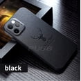 thumbnail image 1 of Funda de ciervo con marco cuadrado de textura de cuero de lujo para iPhone 11 12 13 14 Pro Max Plus Mini X XR XS funda de silicona a prueba de golpes Tan Jianjun unisex, 1 of 2