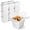 White 16oz-450, variant on Fit Meal Prep 8 oz Chinese Take Out Boxes - 3 x 2.5 Plain White Paperboard Food Containers, Leak and Grease Resistant Pint Size Asian Rectangle To Go Boxes, Candy Buffet Box and Party Favors, 50 Pack