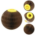 thumbnail image 1 of OUNONA Corrugated Paper Cat Toy Honeycomb Style for Cat Owners 1Pcs, 1 of 6
