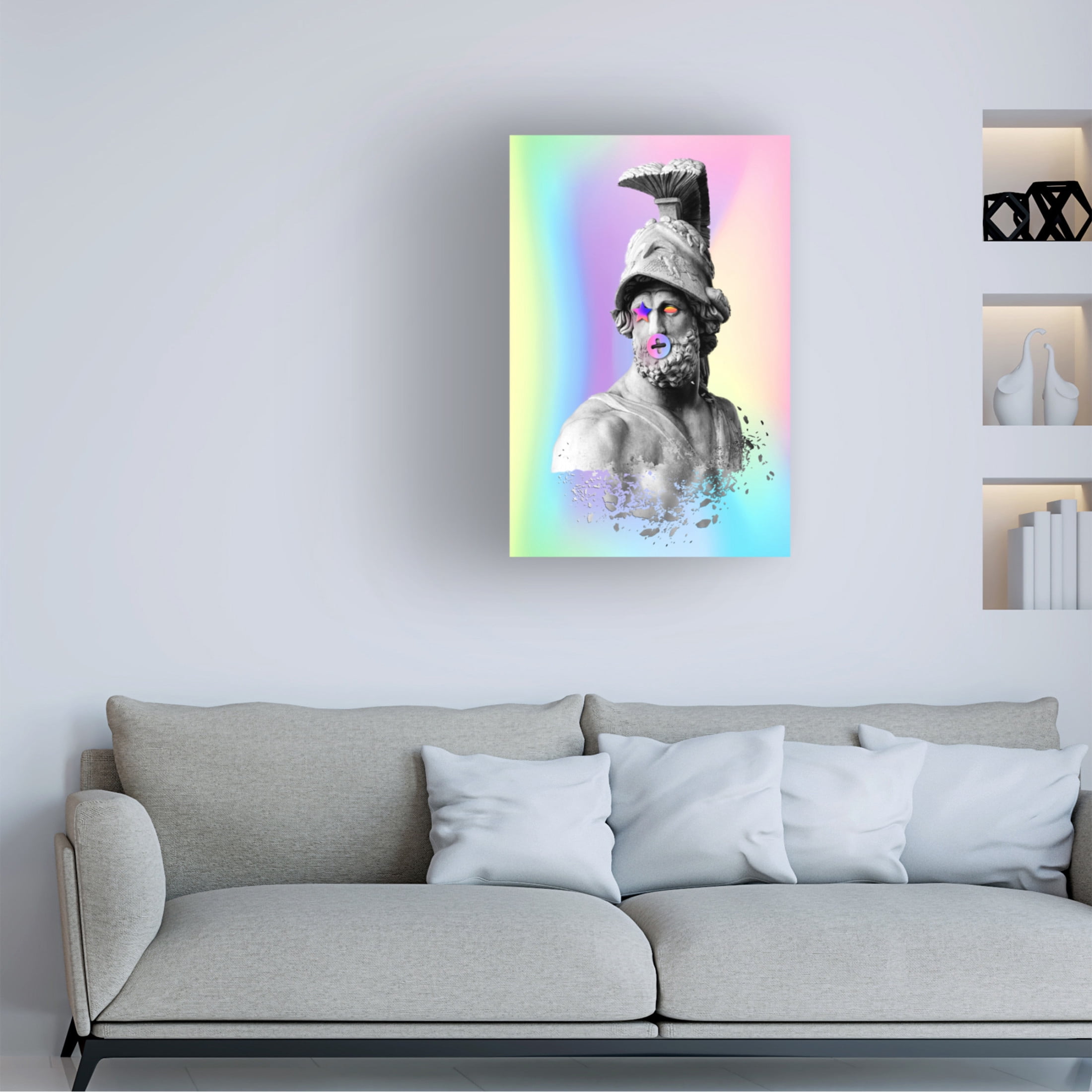 Trademark Fine Art Fadil Roze  Thesus Canvas Wall Art