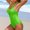 Green, variant on Cutout One Piece Swimsuit Women Belly Control Push Up Bathing Suits Drawstring Backless Swimwear Summer Beachwear