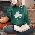 thumbnail image 2 of xixinqiwan Women's St. Patrick's Day Hooded Sweatshirts,Women Shamrock Long Sleeve Irish Festival Holiday Tee Causal Pullover Top Green M, 2 of 6